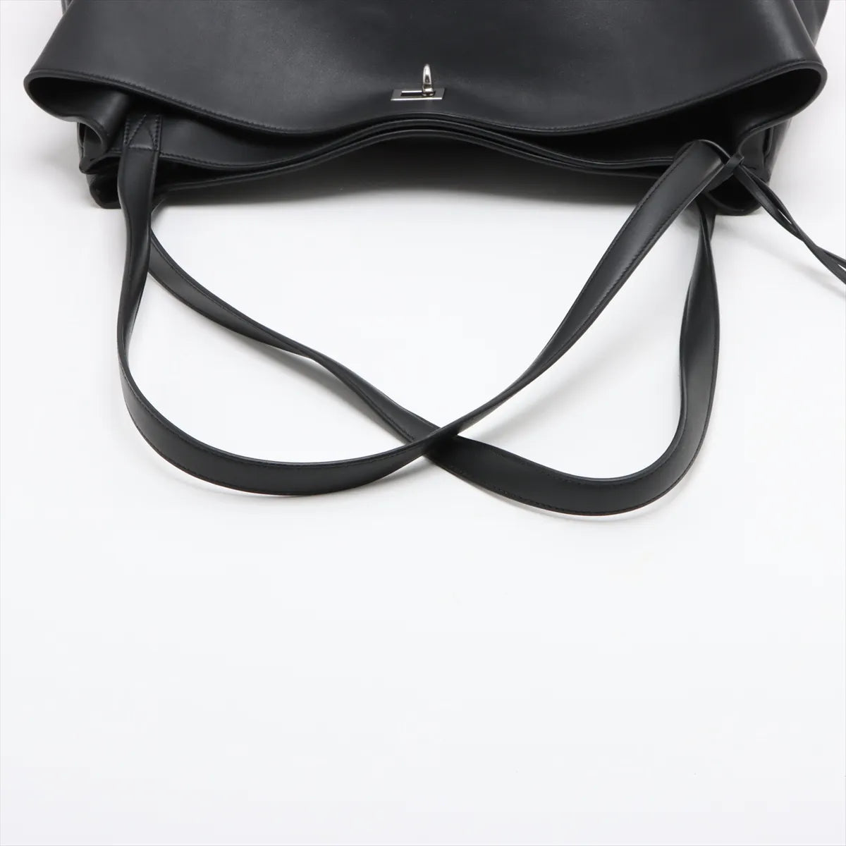 Balenciaga Rodeo Leather Tote Bag Black
