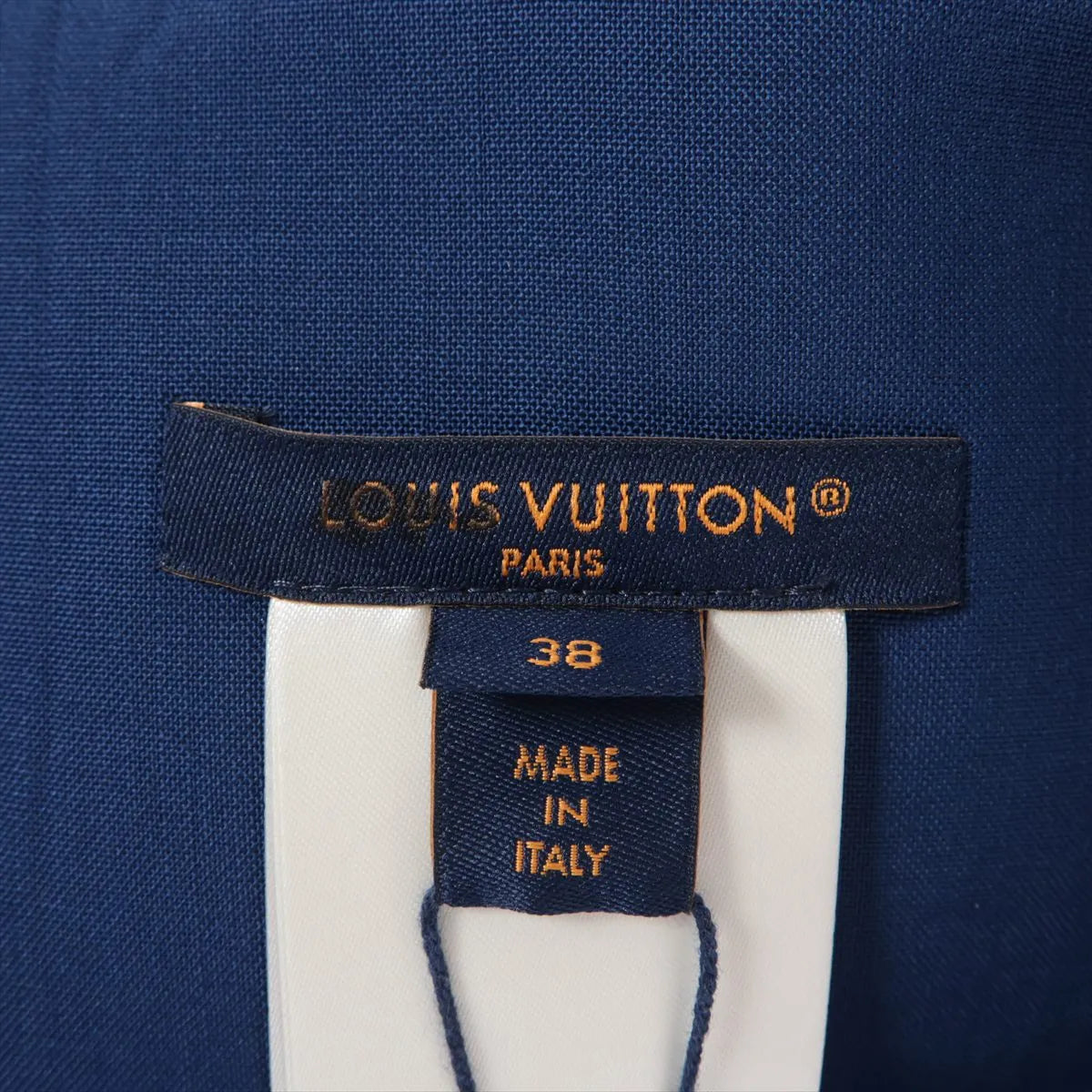 Louis Vuitton Wool x Polyurethane Skirt Blue