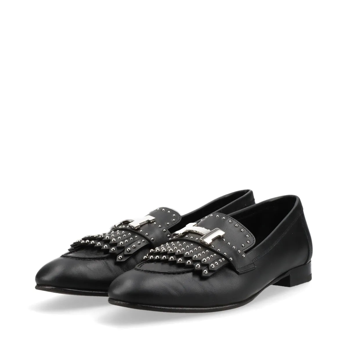 Hermès Royal Studs Loafer Black