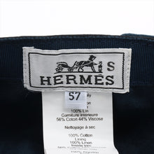 Load image into Gallery viewer, Hermès H Embroidered Cap Black