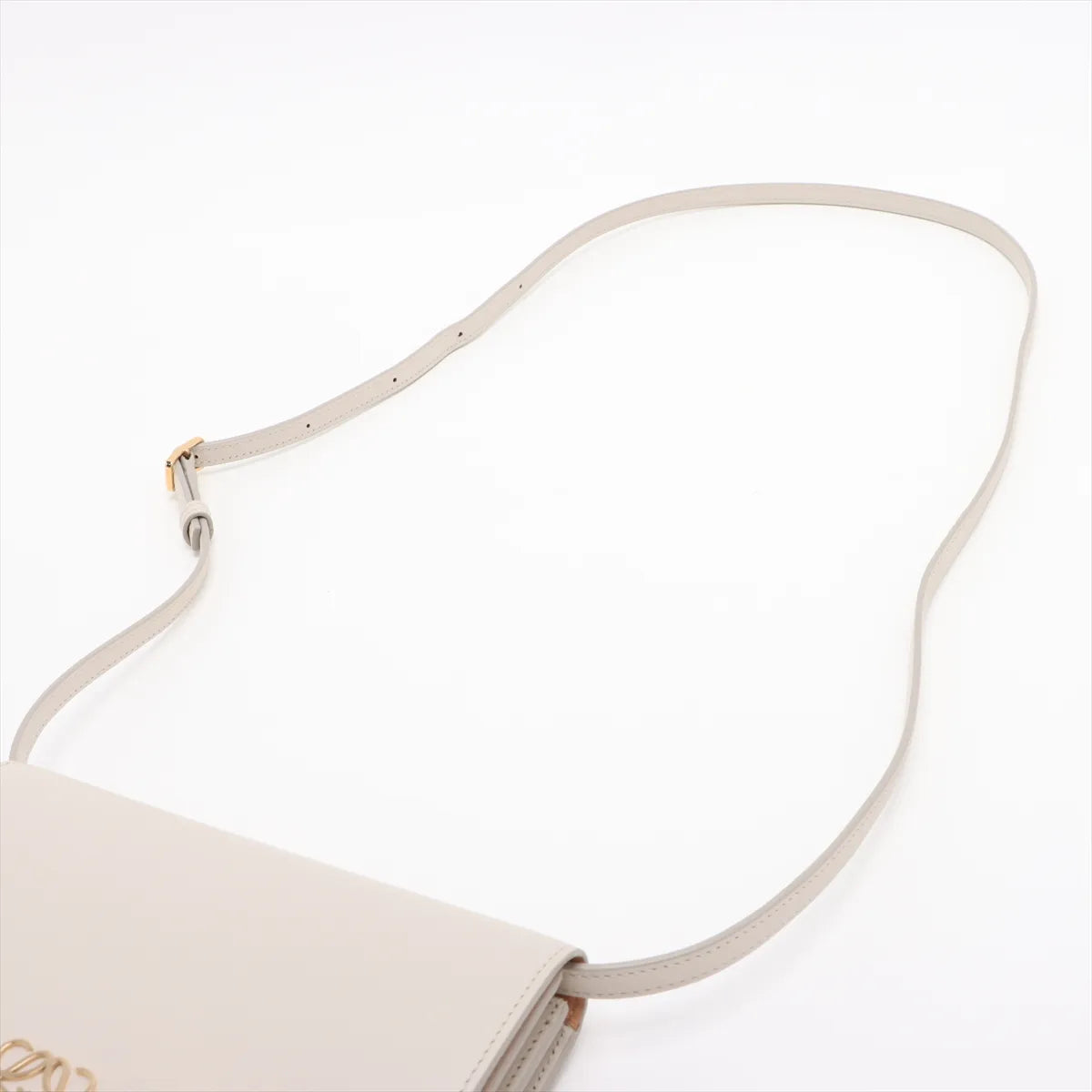 Loewe Goya Small Leather Shoulder Bag Beige