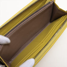 Load image into Gallery viewer, Bottega Veneta Intrecciato Leather Zippy Wallet Yellow Gold