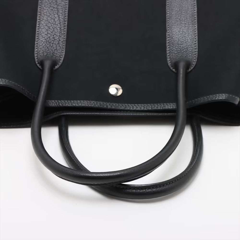 Hermes Garden Party 36 PM Toile Officier × Negonda Black