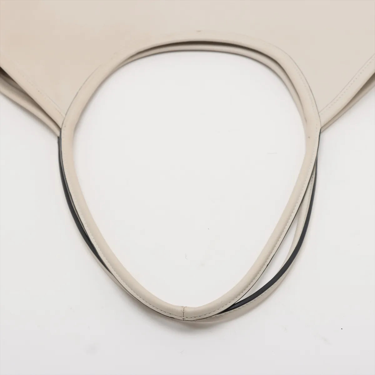 Miu Miu Ivy Leather Tote Bag White