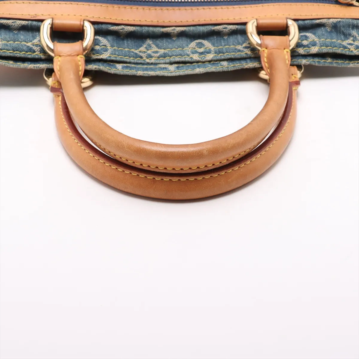 Louis Vuitton Monogram Denim Flat Shopper Blue