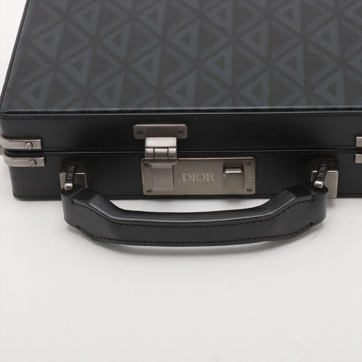 Christian Dior CD Diamond Lock Case Two-Way Bag Black * PREORDER *
