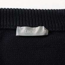 Load image into Gallery viewer, Dior Sweatshirt Oblique Inserts Cotton Knit Navy Blue