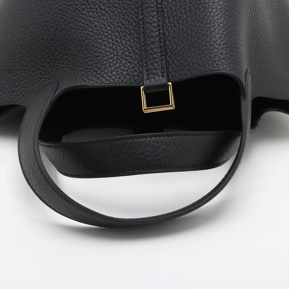 Hermès Taurillon Clemence Picotin Lock 18 PM Black