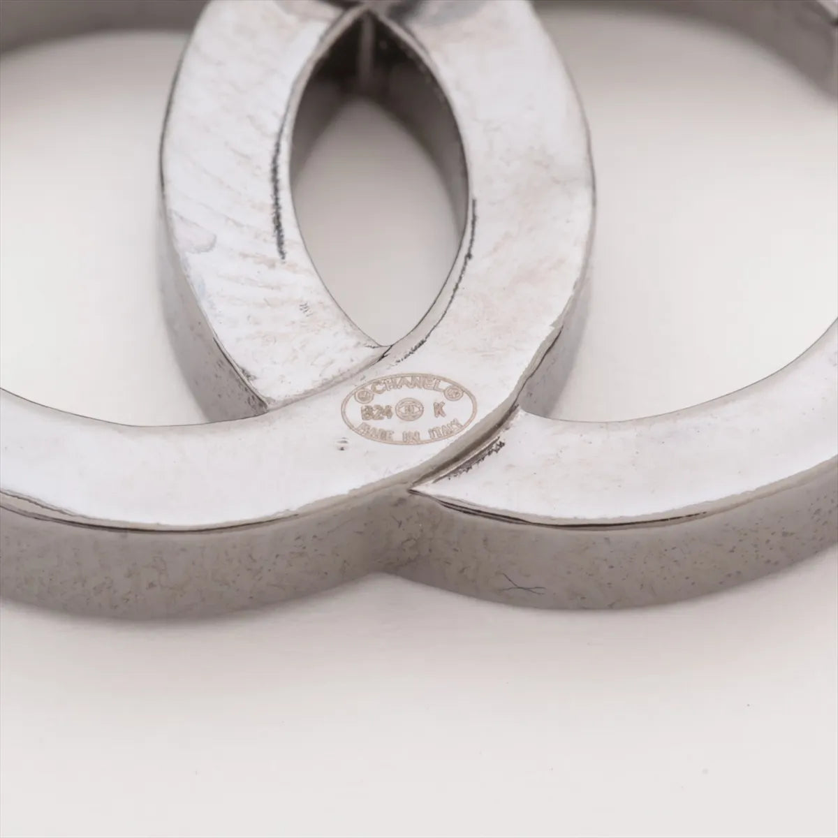 Chanel CC Logo Rhinestone Earring