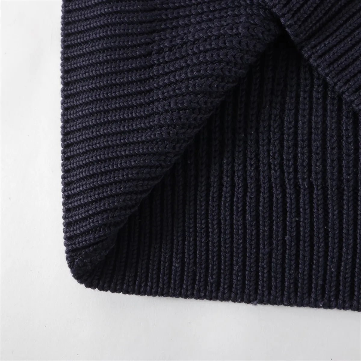 Louis Vuitton Damier Wool Knit Jacket Navy Blue