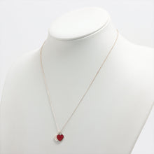 Load image into Gallery viewer, High Quality Tiffany &amp; Co. Return To Tiffany Mini Double Heart Tag Necklace Red