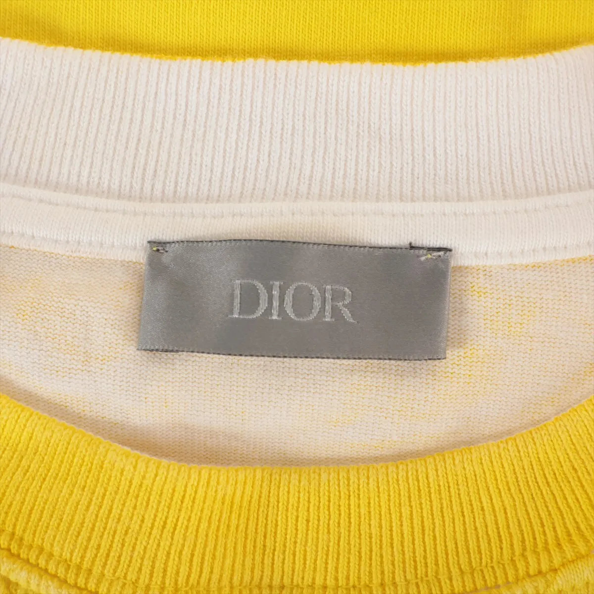 Dior x Shawn Stussy Cotton T-shirt Yellow