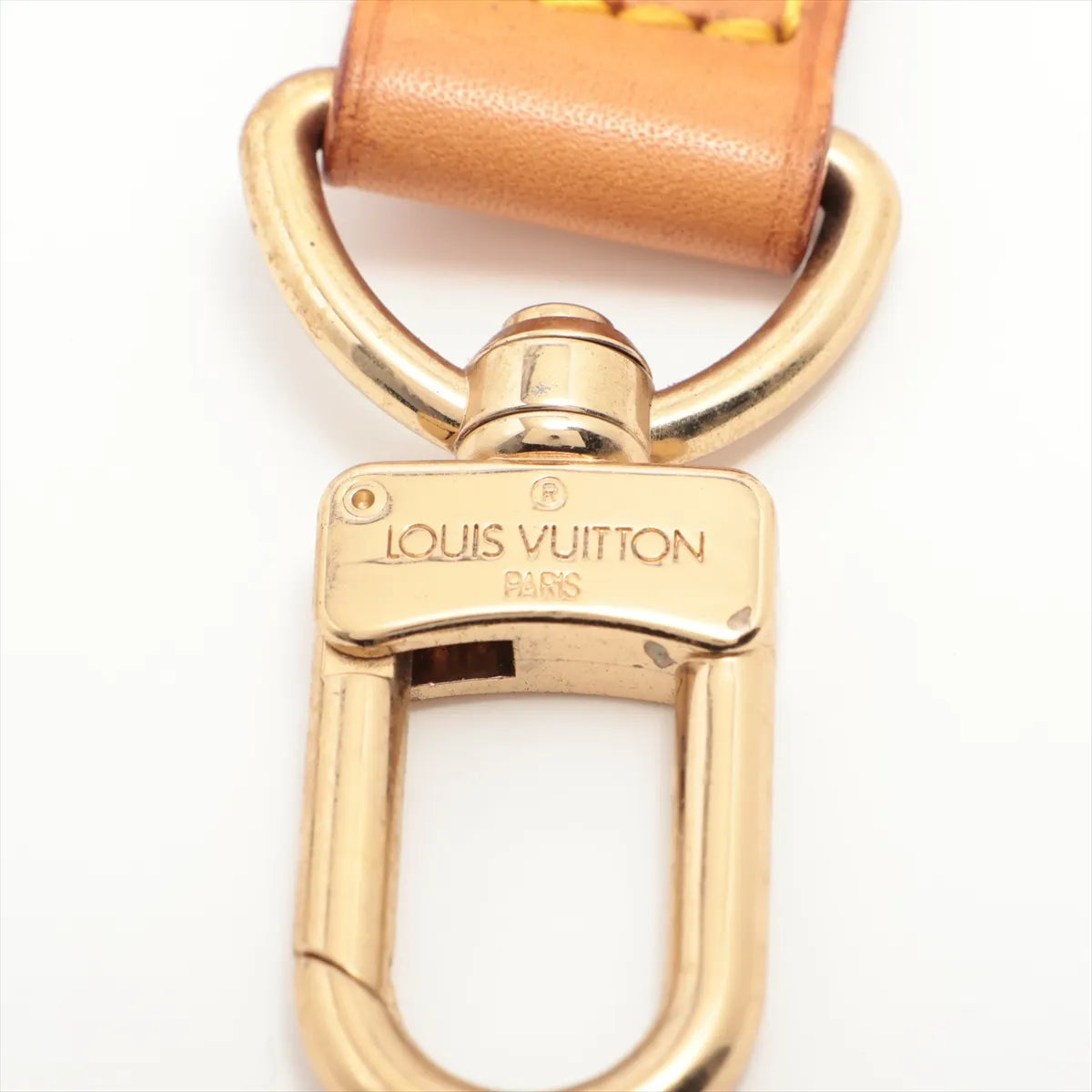 Louis Vuitton Leather Shoulder Strap Brown