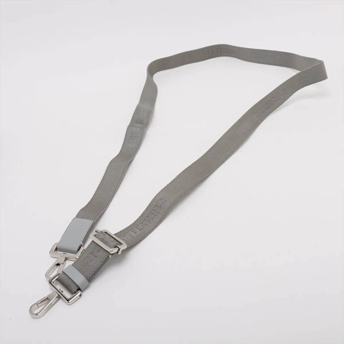 Christian Dior CD Diamond Leather Shoulder Bag Gray