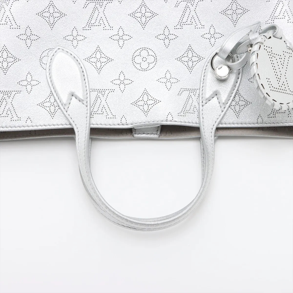 Louis Vuitton Mahina Monogram Blossom PM Metallic Silver