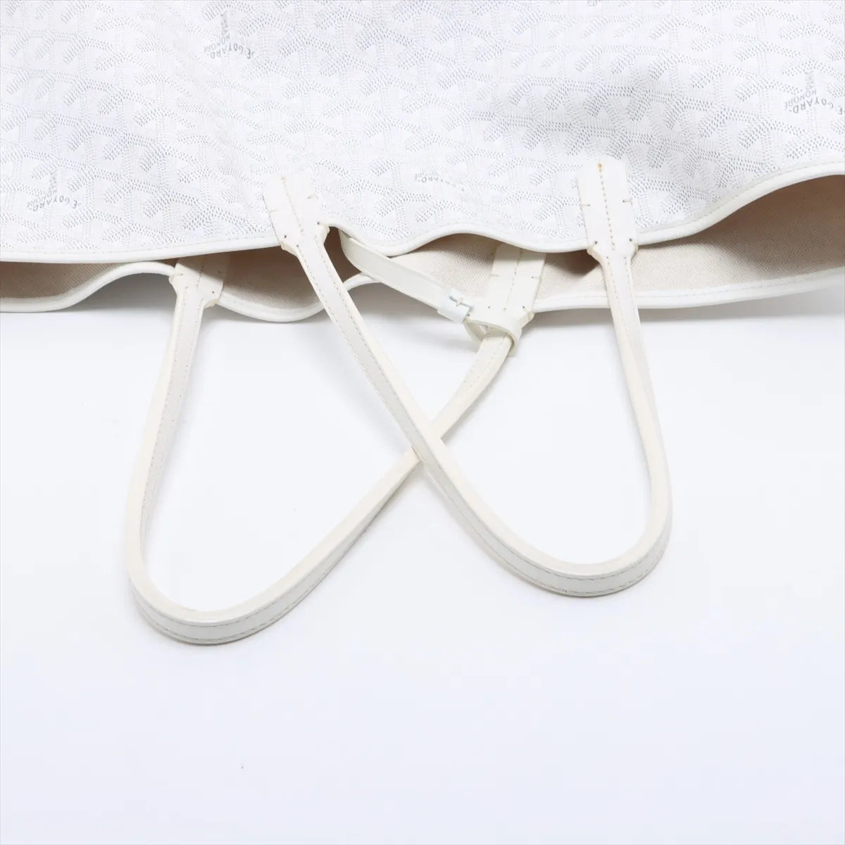 Goyard Saint Louis PM Tote Bag White