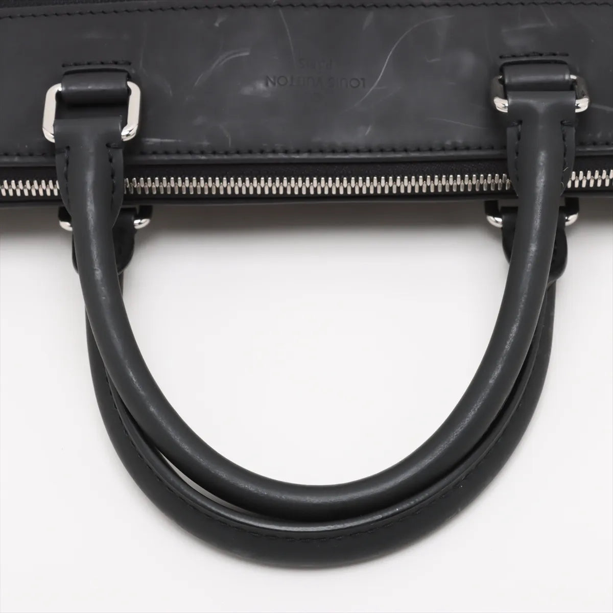 Louis Vuitton Monogram Macassar Porte Documents Jour NM Brown x Black
