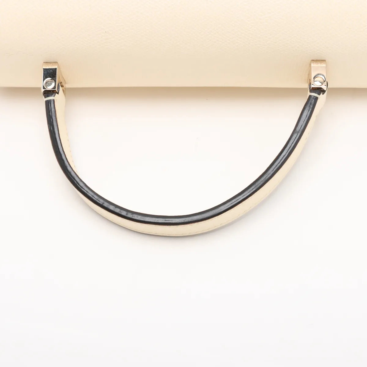 Valextra Medium Iside Leather Two-Way Handbag Beige