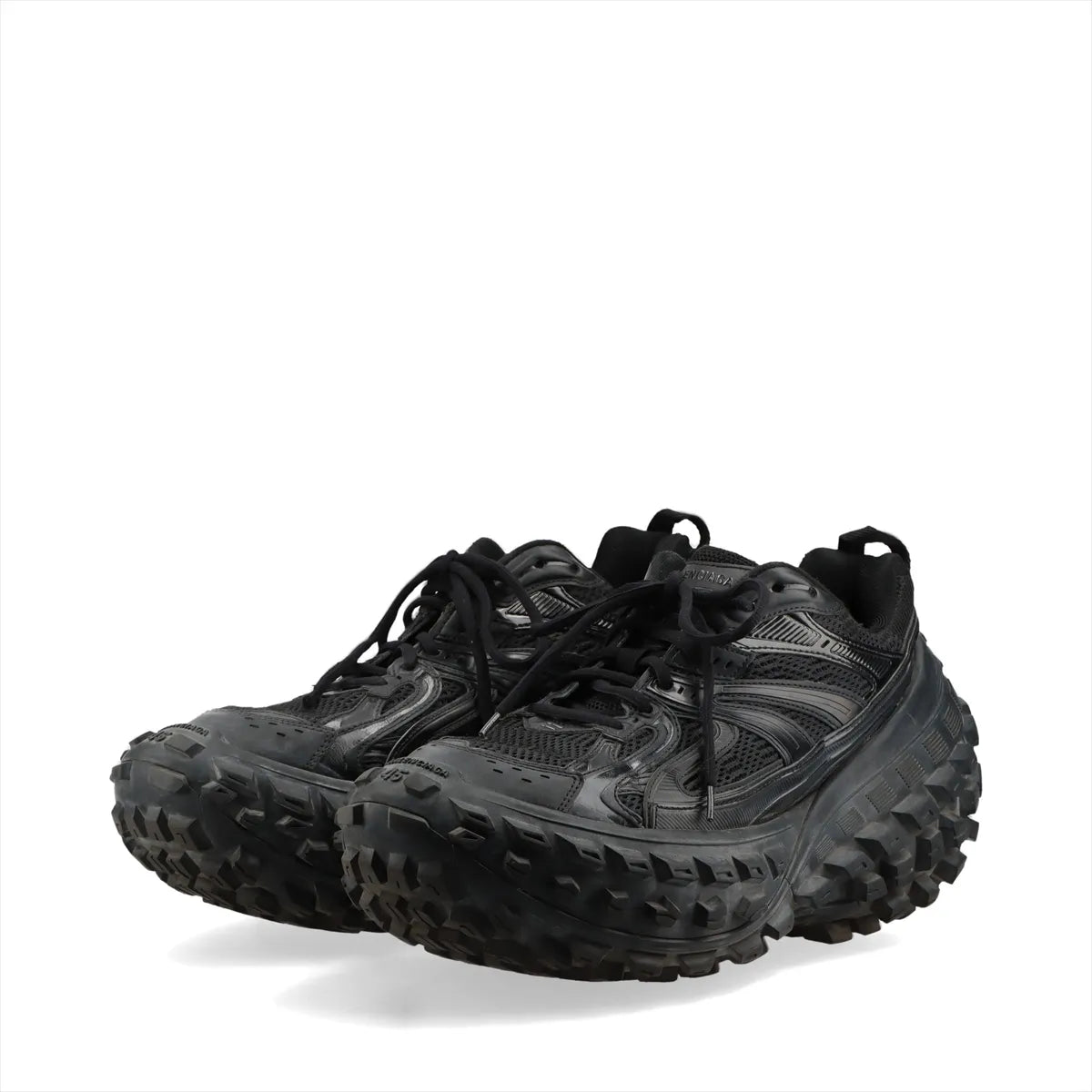 Balenciaga Bouncer Leather Men's Sneakers Black