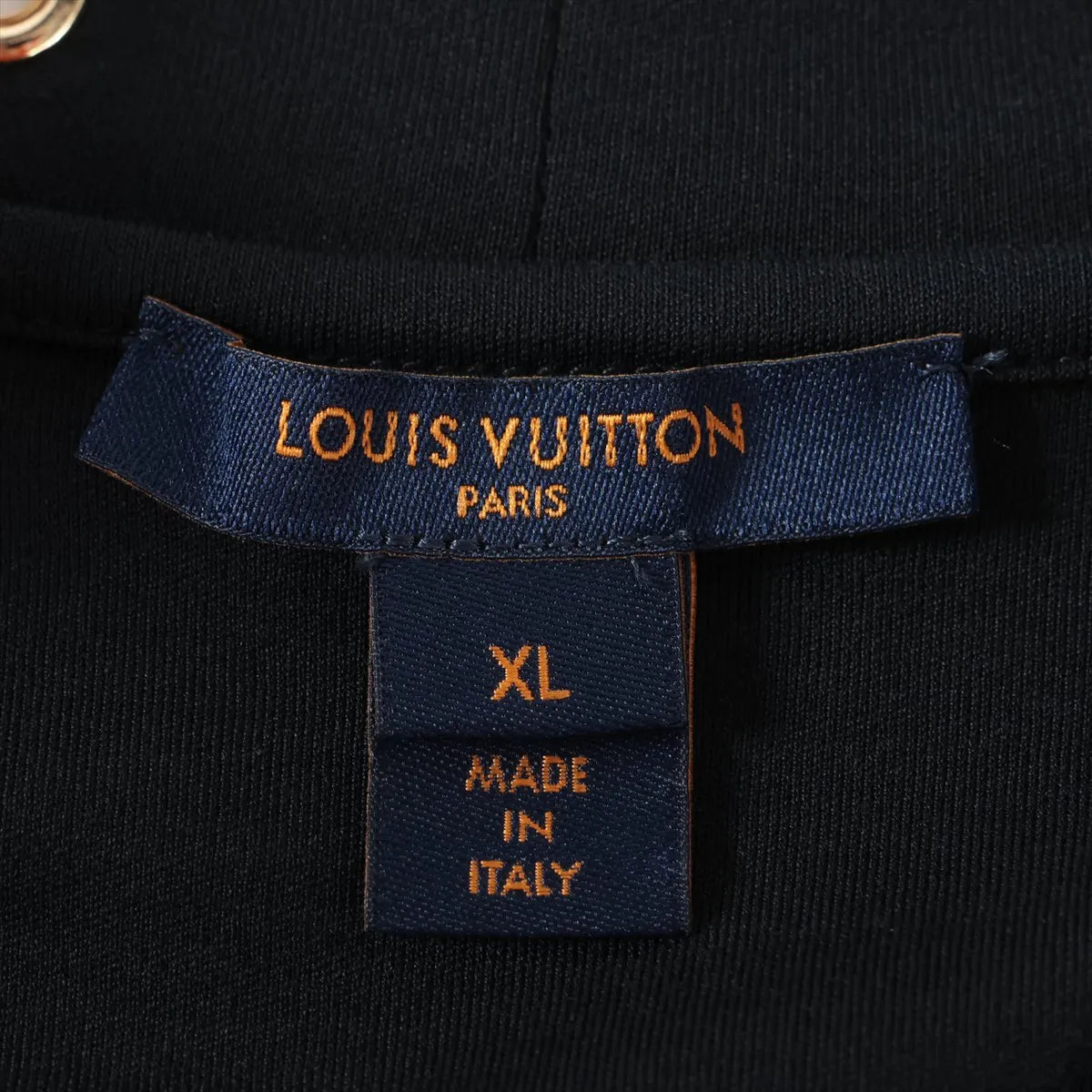 Louis Vuitton LV Flower & Round Stud Cotton T-shirt Black