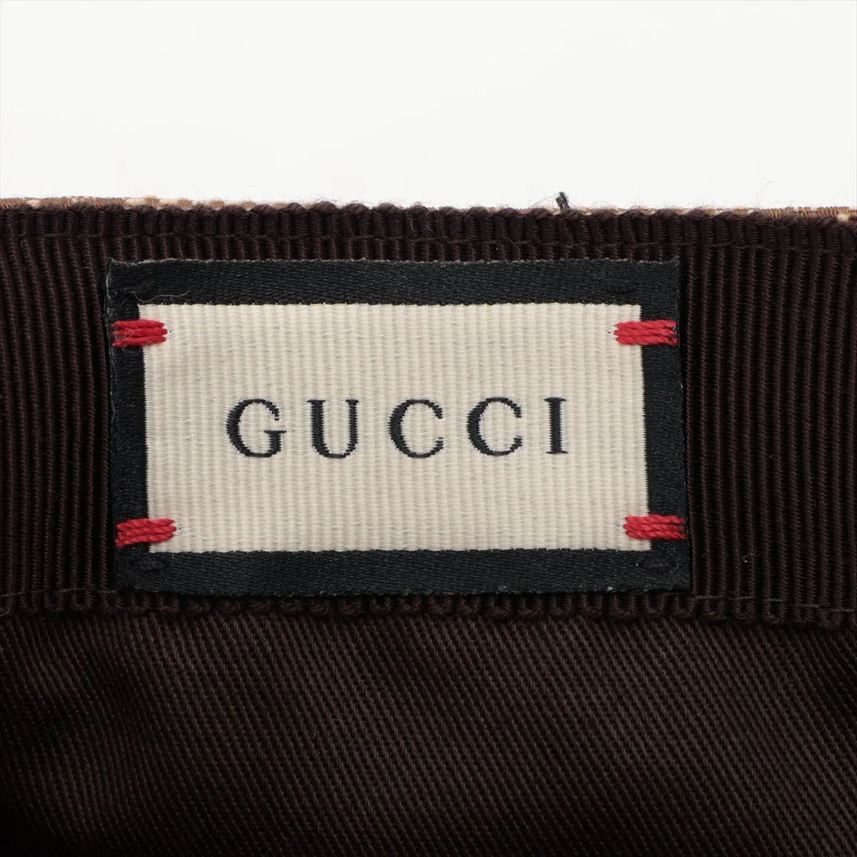 Gucci GG Logo Canvas Cap Beige