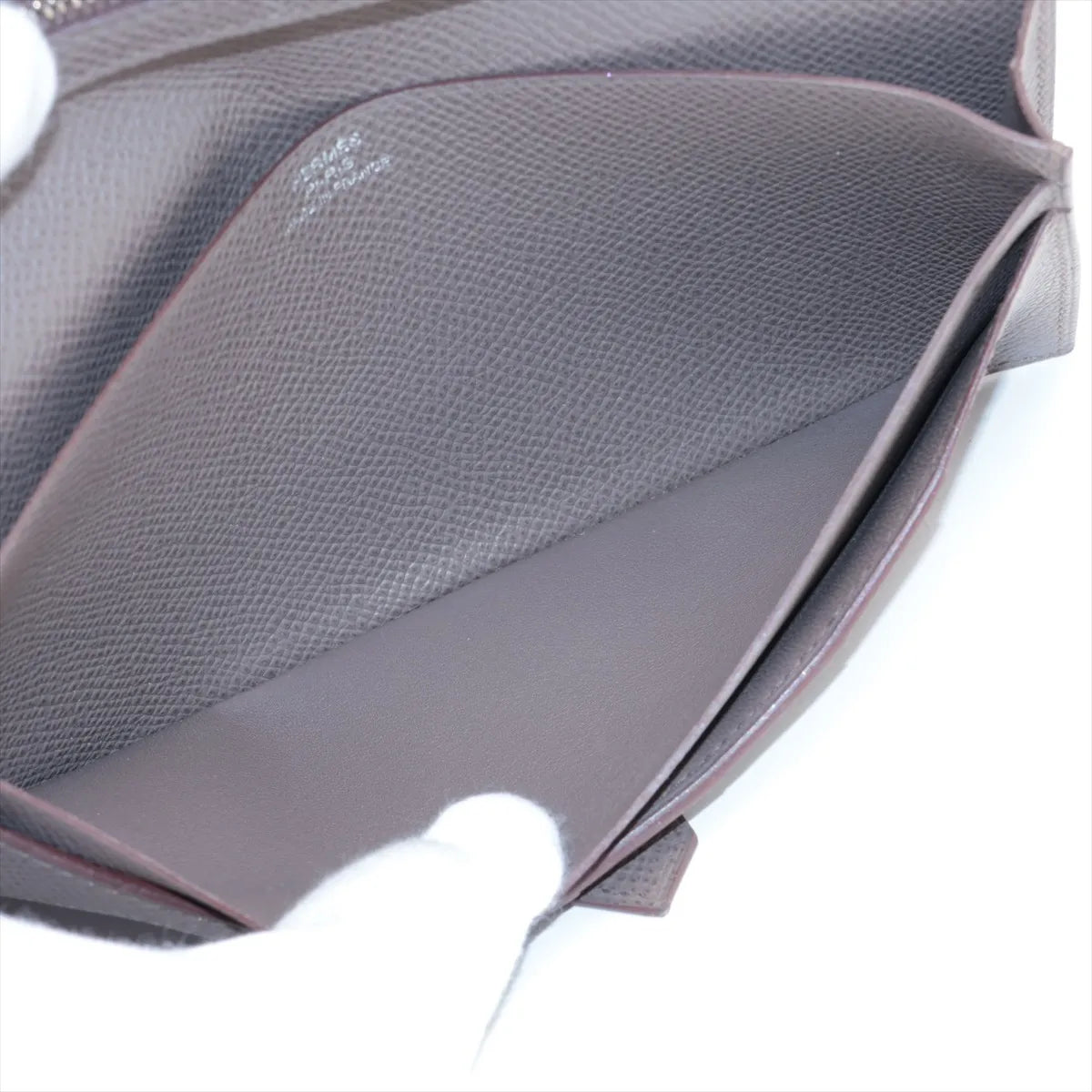 Hermes Bearn Soufflet Veau Epsom Long Wallet Etoupe