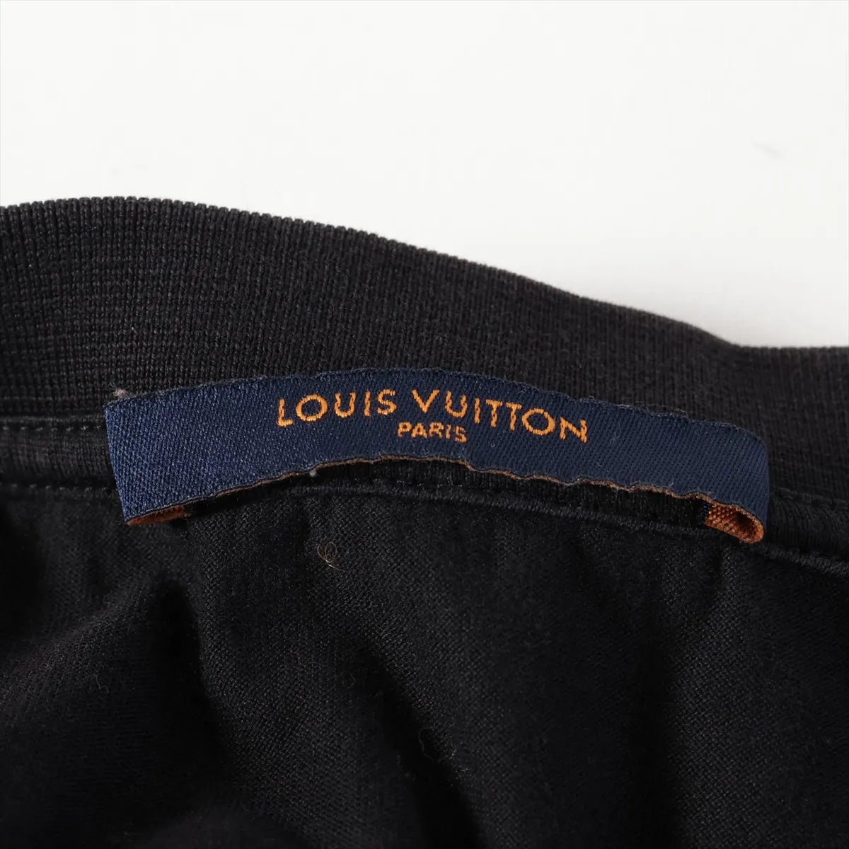 Louis Vuitton LV Round Logo Cotton T-shirt Black
