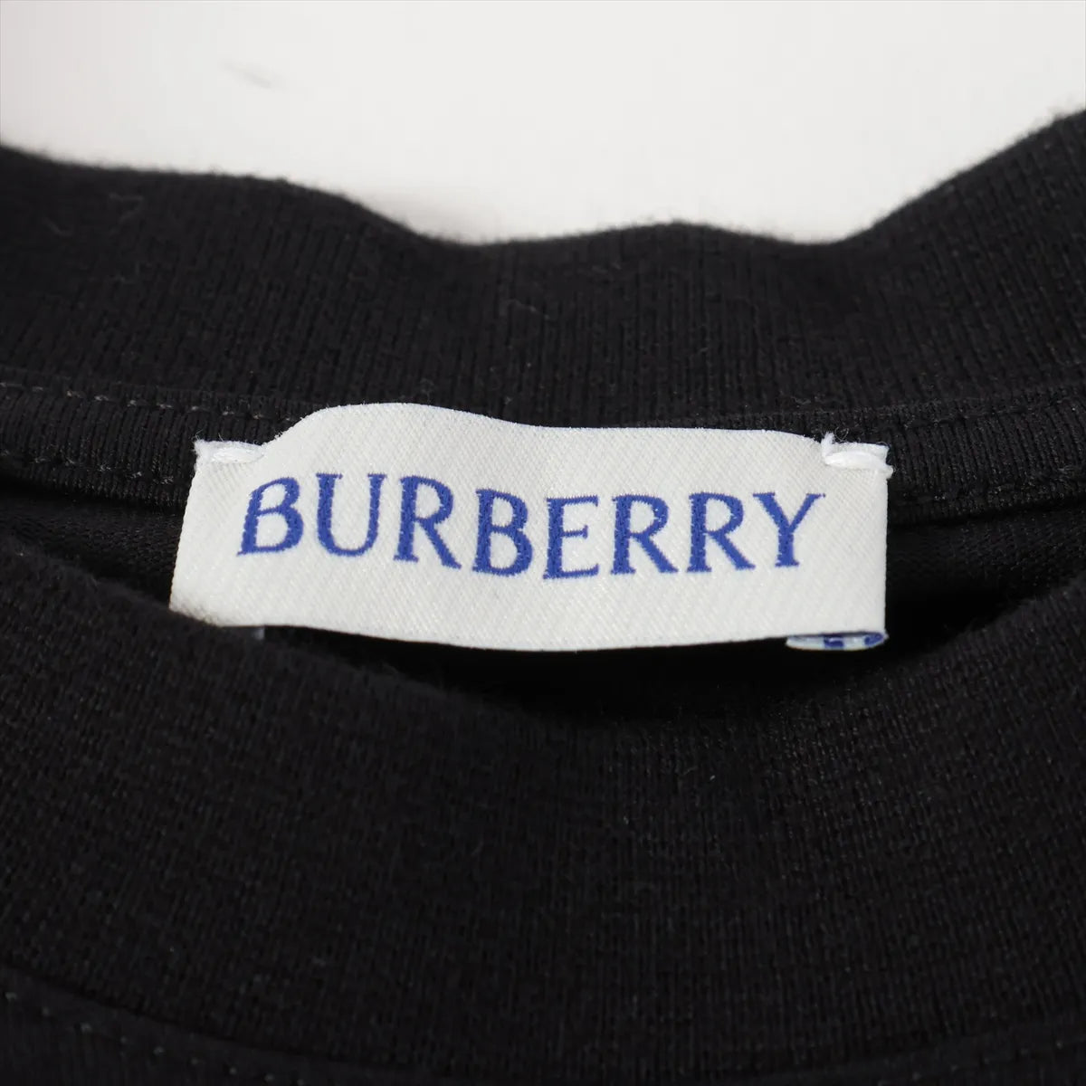 Burberry Nova Check Cotton T-shirt Black x Beige