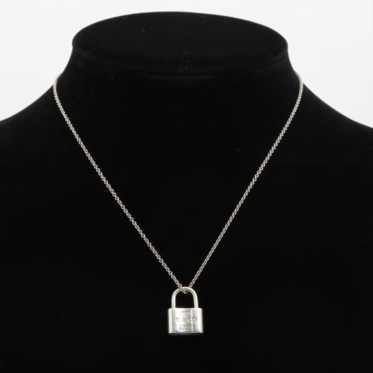 Tiffany & Co. 1837 Lock Pendant Necklace Silver