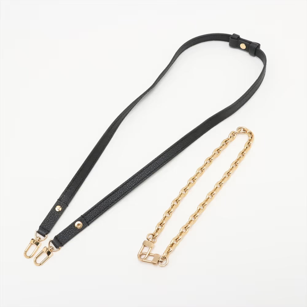 Louis Vuitton Monogram Empreinte Wallet on Chain Ivy Black