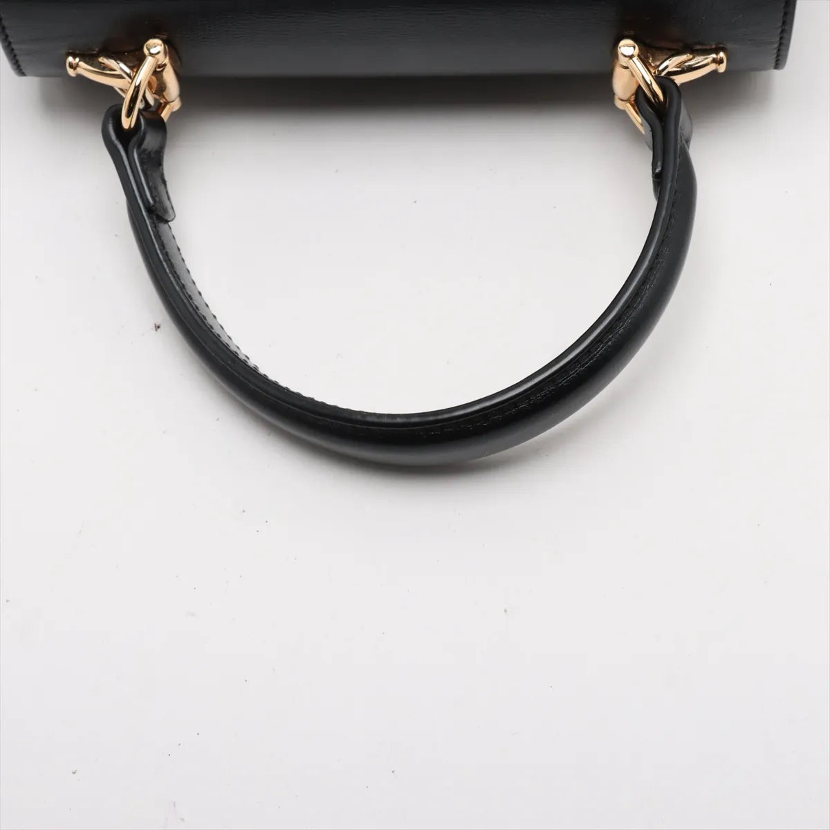 Gucci Horsebit 1955 Leather Handbag Black