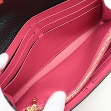 Load image into Gallery viewer, Louis Vuitton Taurillon Capucines Long Wallet Black x Hot Pink