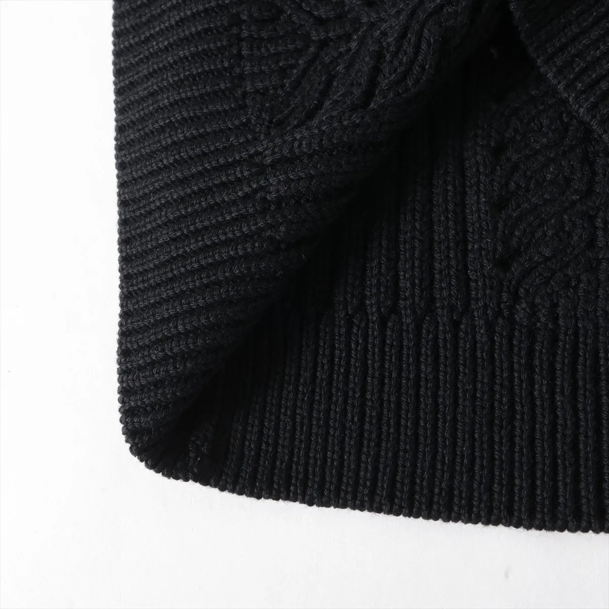 Ferragamo Wool Knit Turtle Neck Black