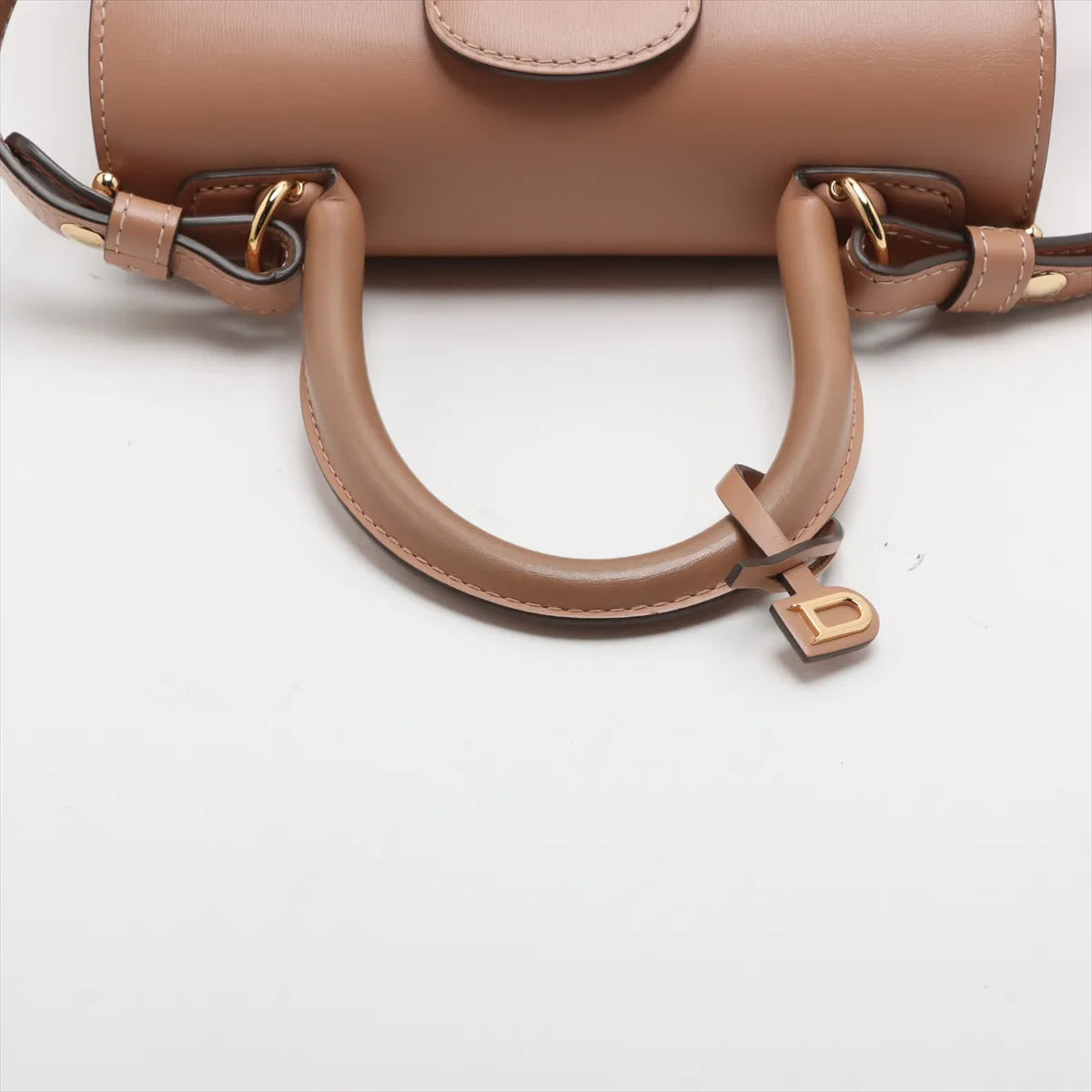 Delvaux Brillant Mini Leather Two-Way Handbag Pink