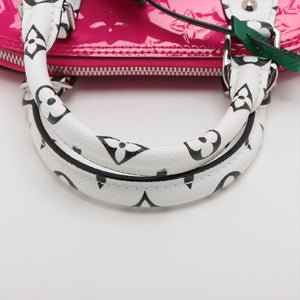 Top Louis Vuitton Monogram Vernis Alma BB Hot Pink x White