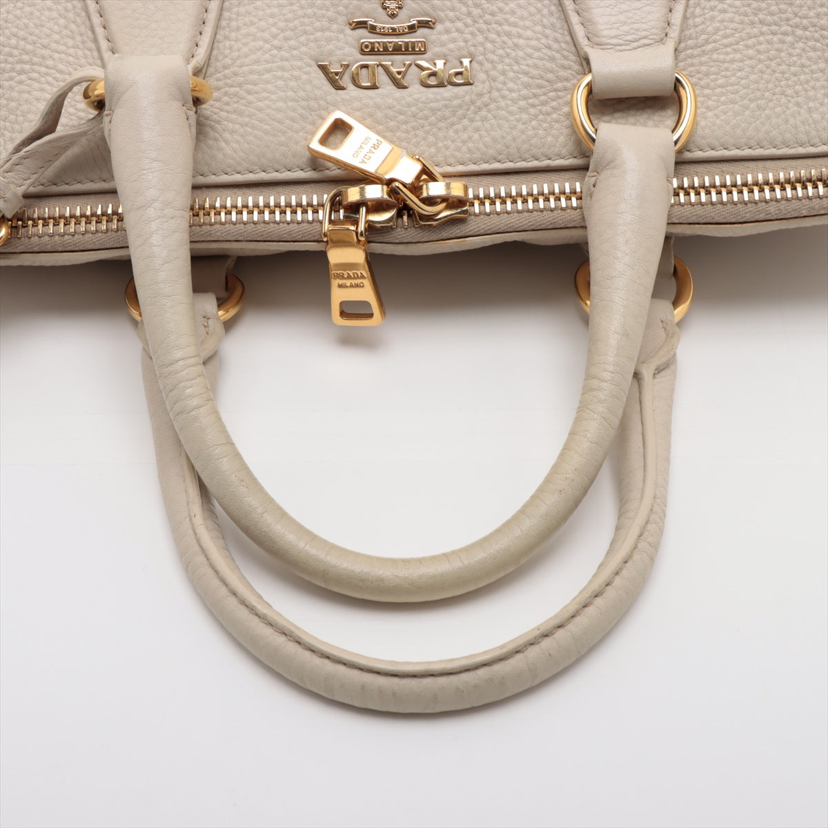 Prada Leather Handbag White