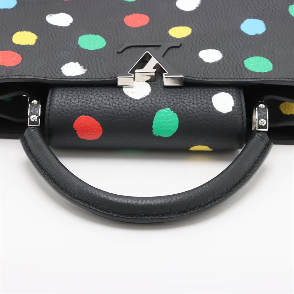 Louis Vuitton x Yayoi Kusama Capucines MM Black x Multicolor