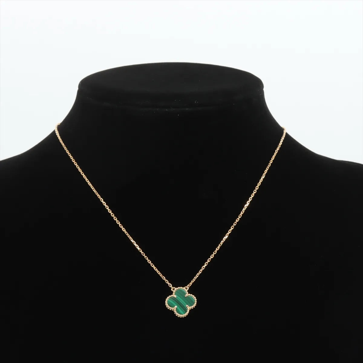 Van Cleef & Arpels Vintage Alhambra Malachite Necklace *PREORDER*
