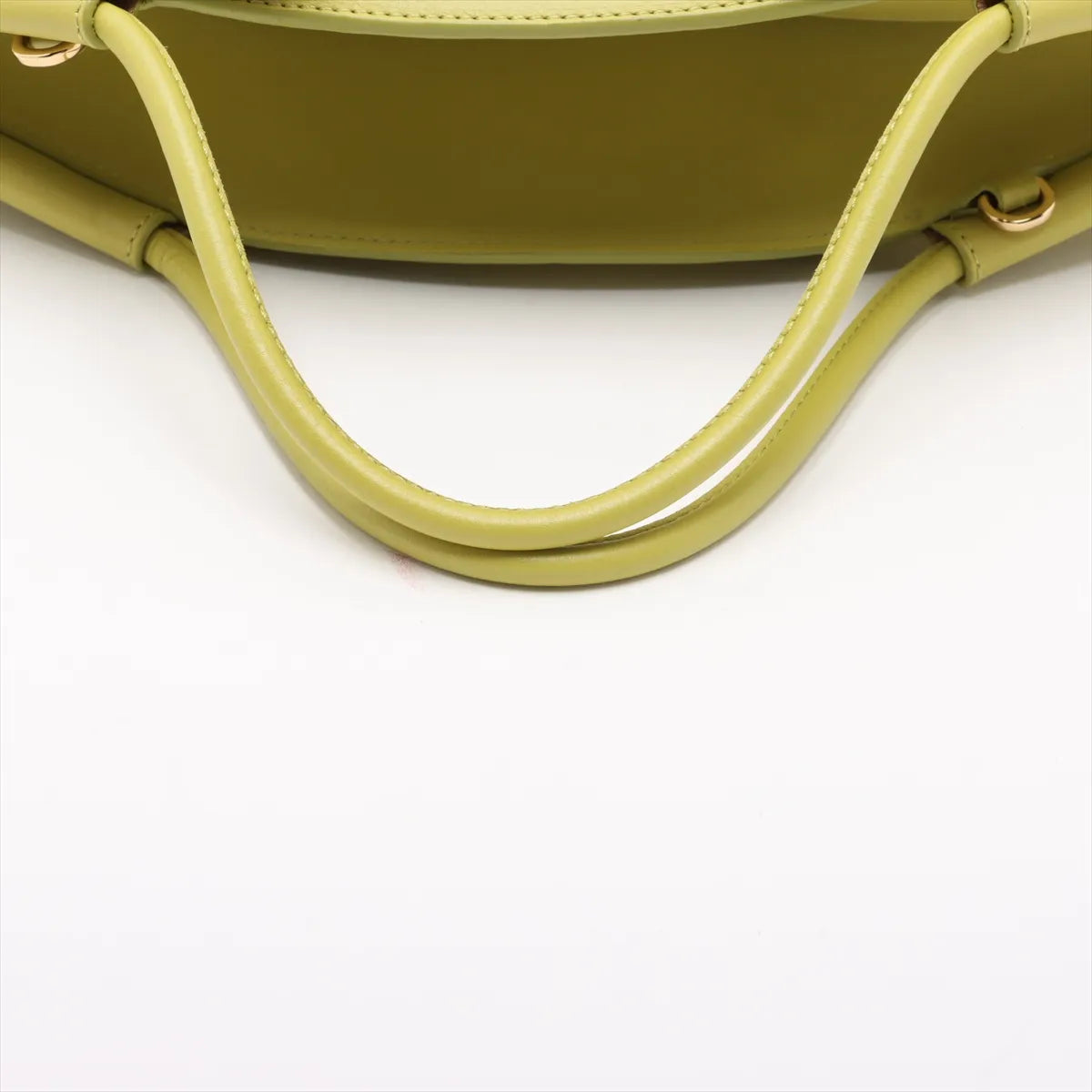 Loewe Paseo Leather Two-Way Shoulder Bag Green