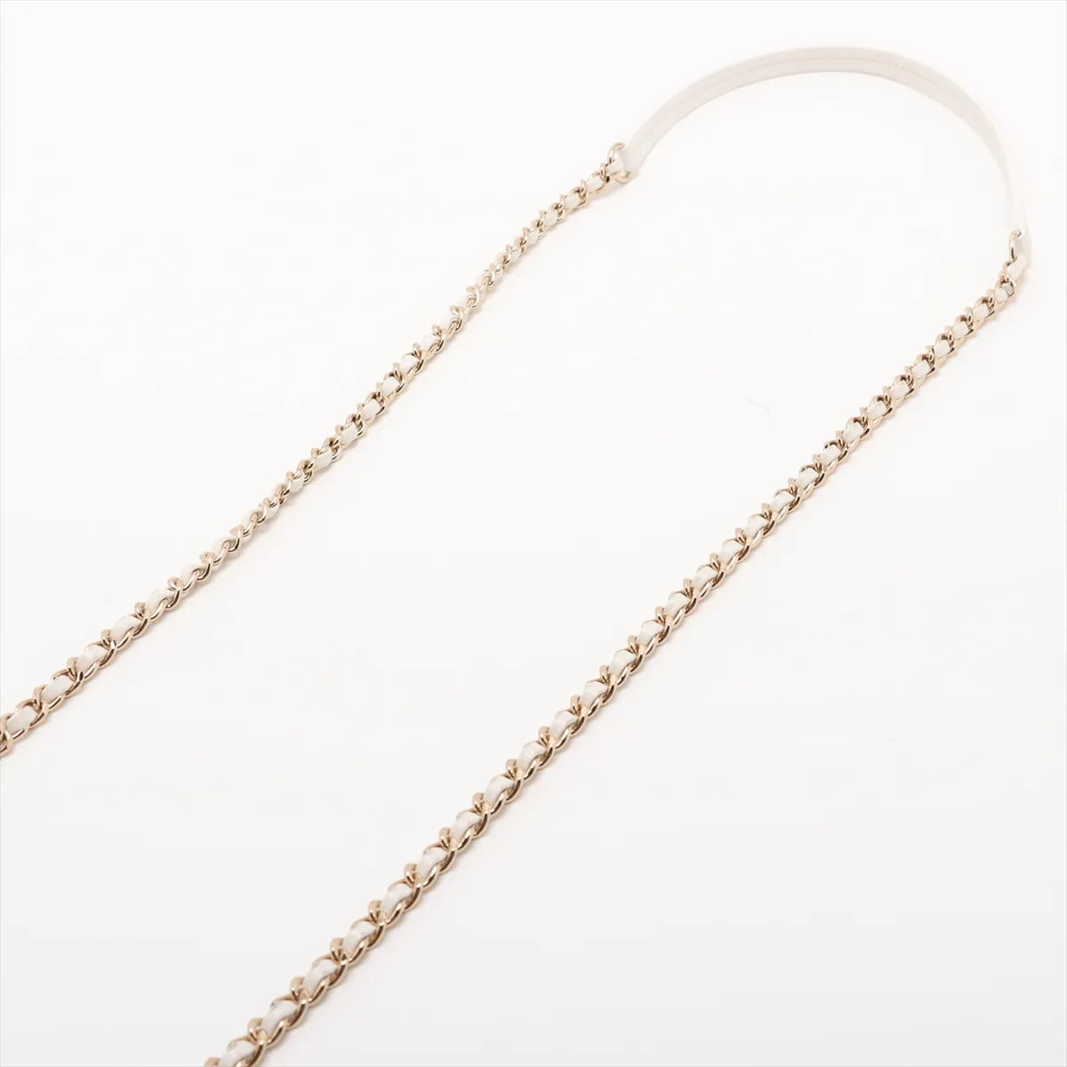 Chanel CC Logo Matelassé Lambskin Chain Shoulder Bag White