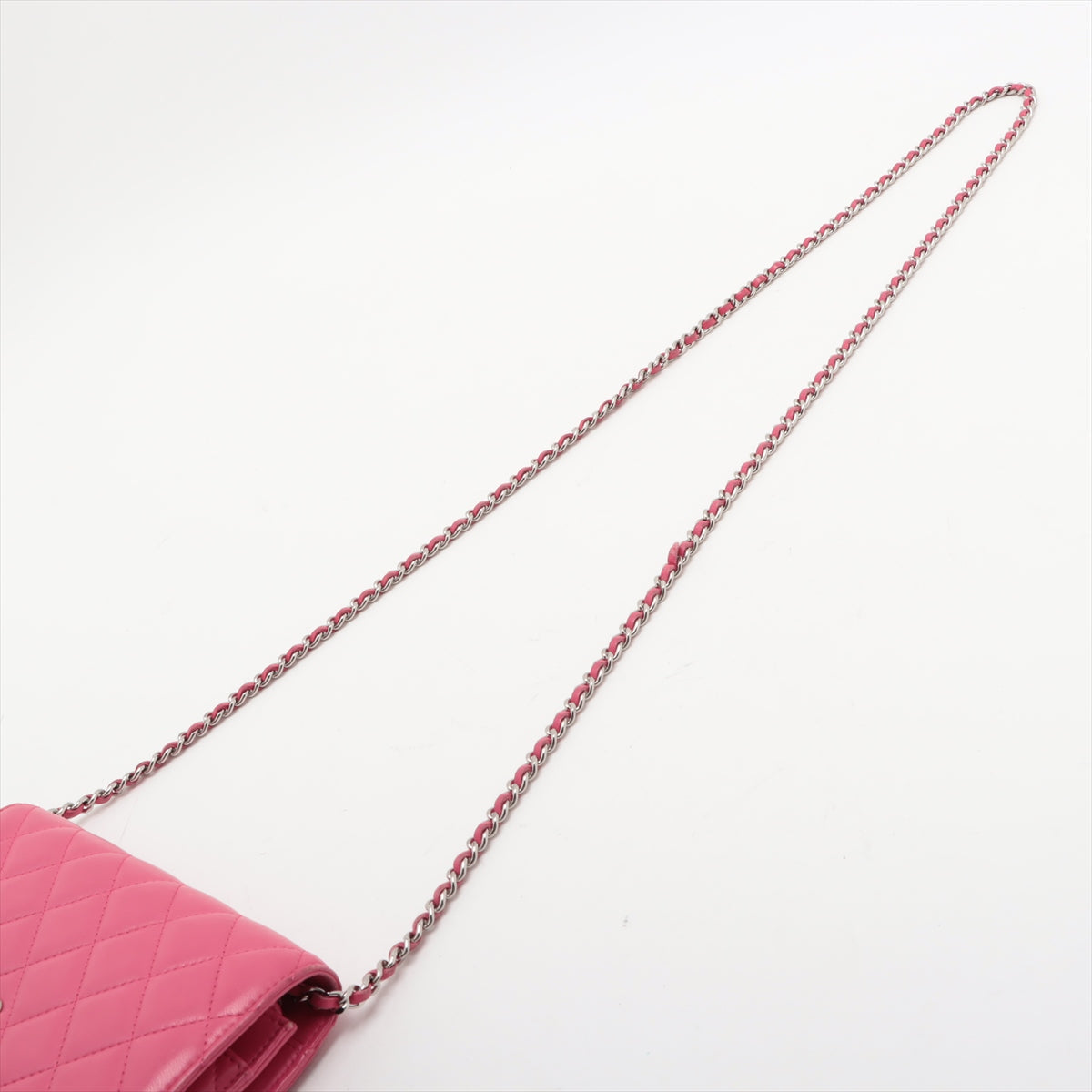Chanel CC Logo Matelasse Lambskin Chain Wallet Bag Pink * PREORDER *