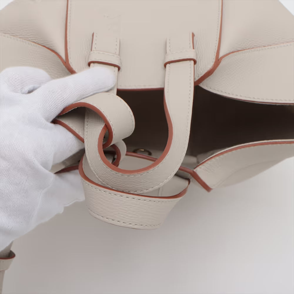 Loewe Hammock Small Leather Two-Way Handbag Beige