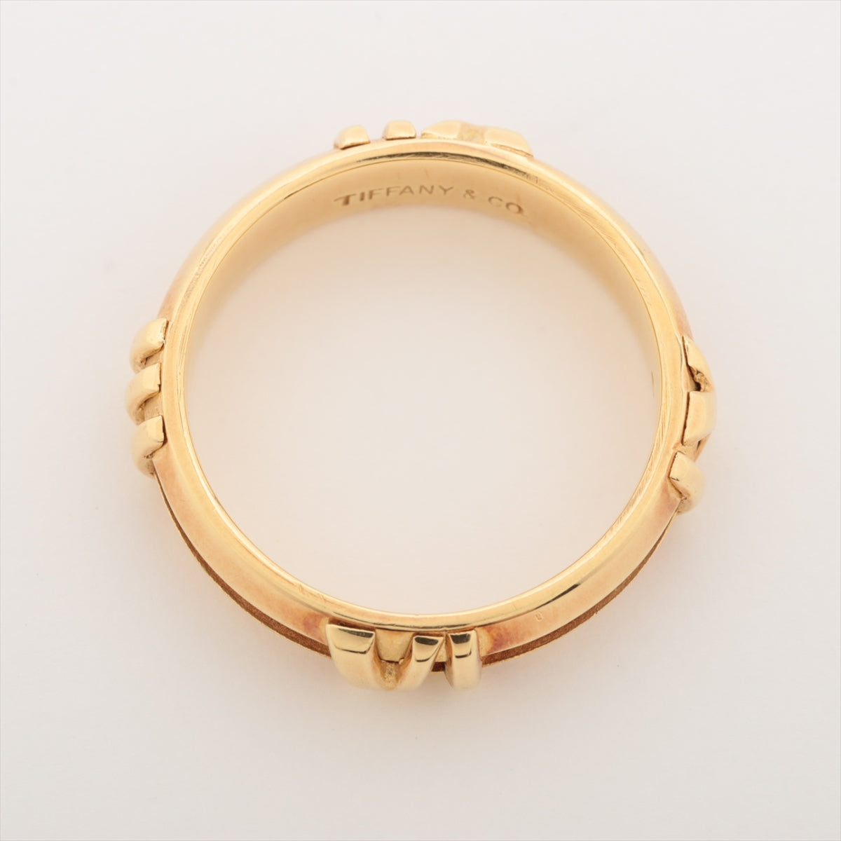 Top Tiffany & Co. Vintage Atlas Ring Yellow Gold