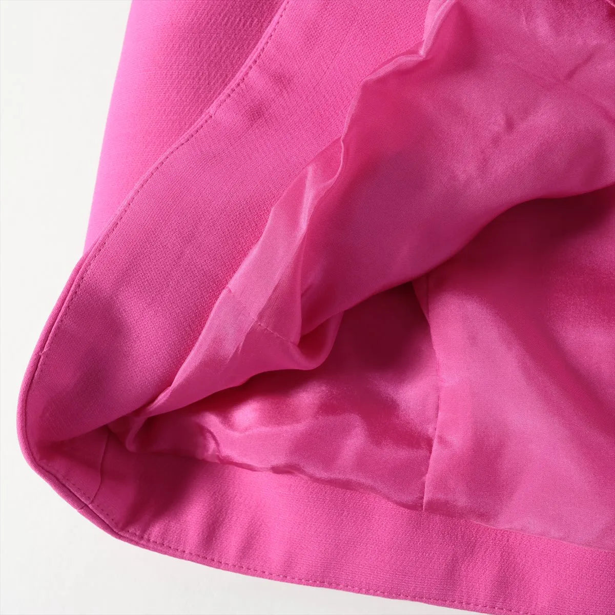 Valentino Wool Silk Mini Dress Pink