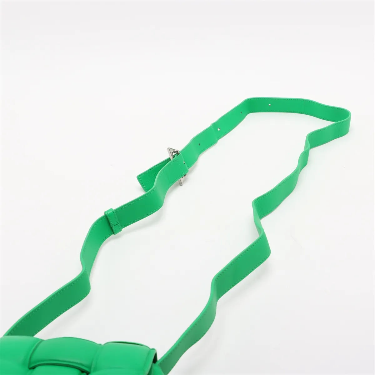 Bottega Veneta Maxi Intrecciato Candy Padded Cassette Shoulder Bag Green