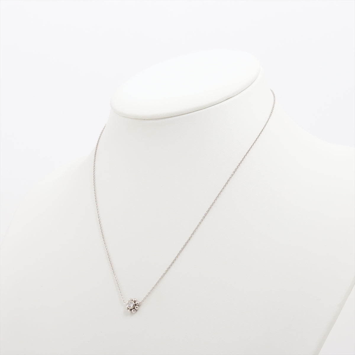 Tiffany & Co. Paloma Picasso Diamond Daisy Jolie  Bead  Necklace White Gold