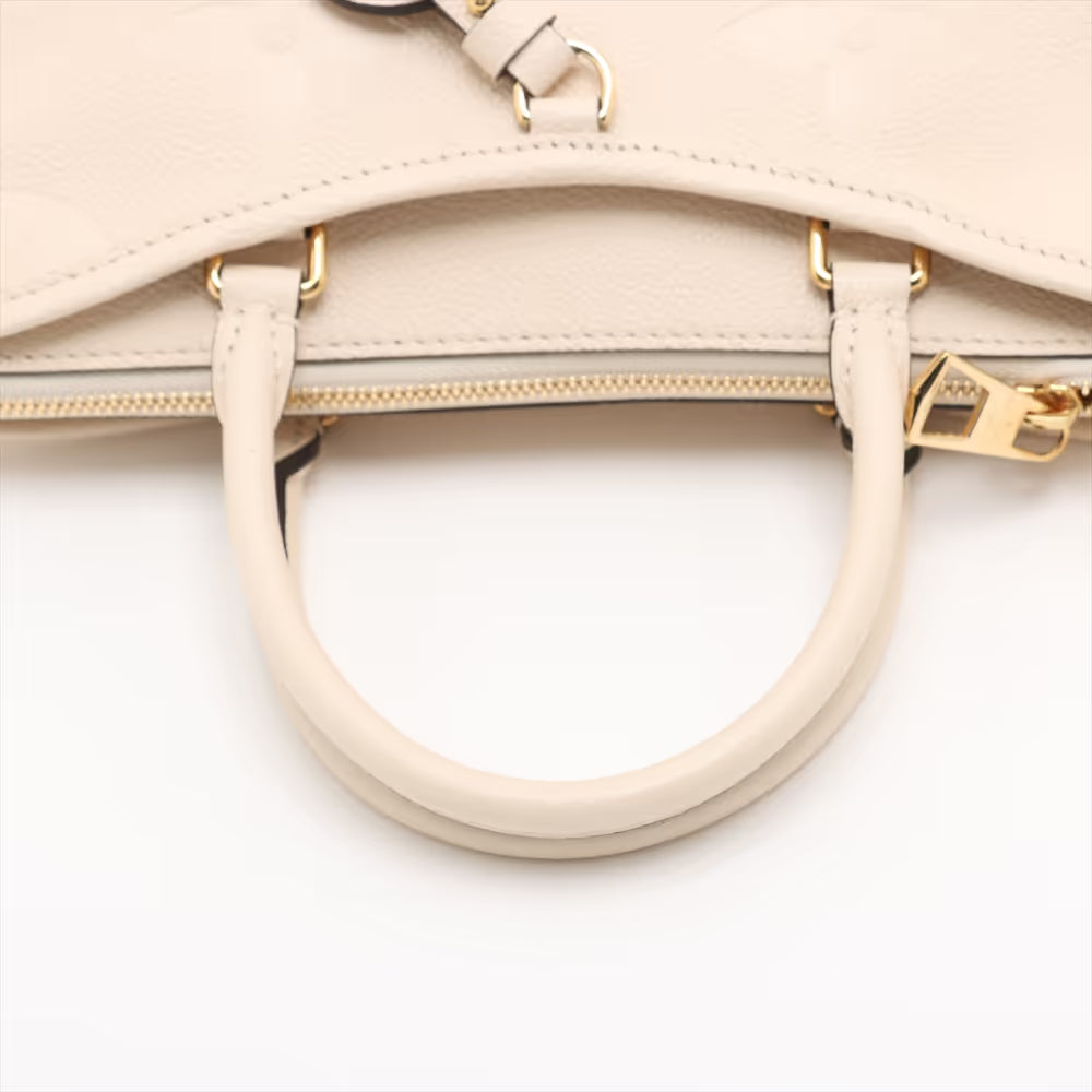 Louis Vuitton Monogram Empreinte Trianon PM White