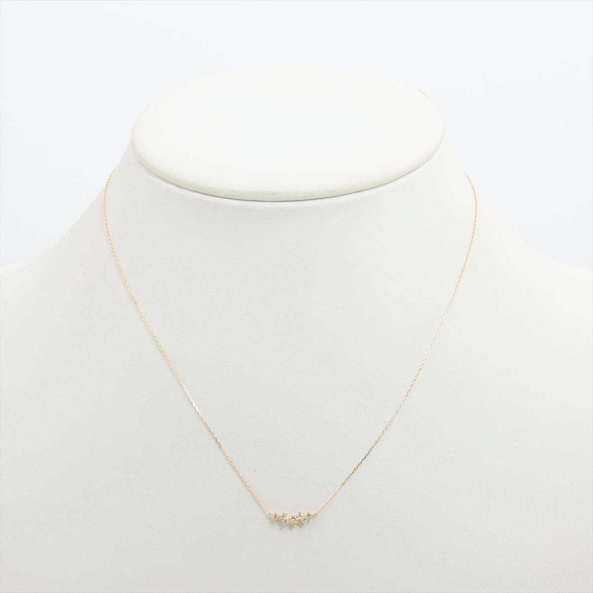 Ahkah BB Diamond Necklace Yellow Gold