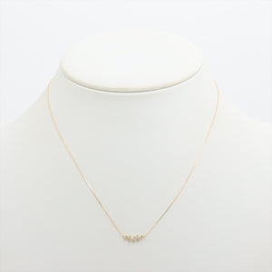 Ahkah BB Diamond Necklace Yellow Gold