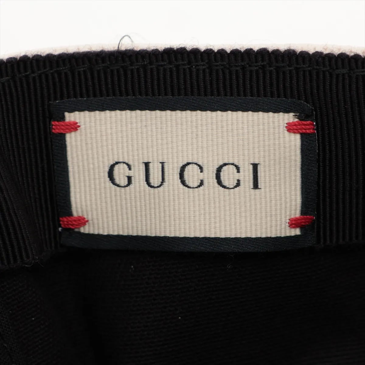 Gucci Logo Headband Cotton Cap Black